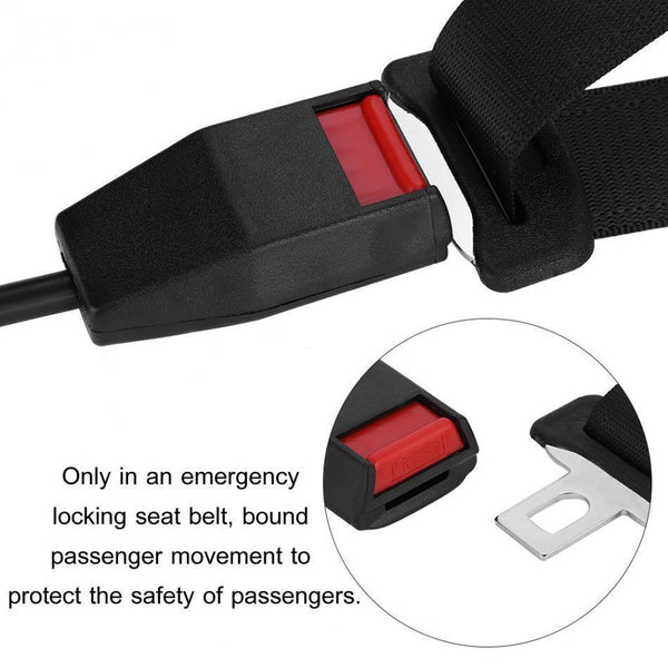 Planet Gates Universal 3 Point Retractable Car Seat Belt Bolt Extension Safety Strap BuckleFor car loaded truck bus buses large trailer