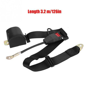 Planet Gates Universal 3 Point Retractable Car Seat Belt Bolt Extension Safety Strap BuckleFor car loaded truck bus buses large trailer