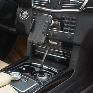 Planet Gates Universal 360Degree Car Mount Adjustable Gooseneck Cup Holder Stand Cradle For Cell Phone IPhone GPS