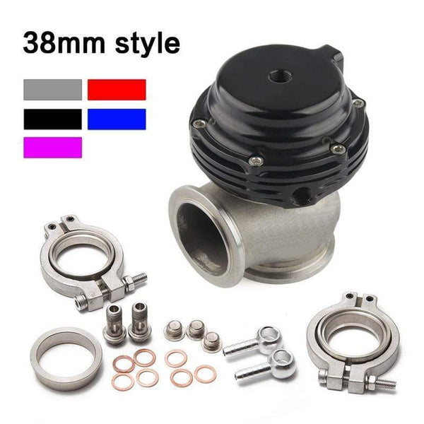Planet Gates Universal 38mm External Wastegate V-Band Flanged Turbo Waste Gate For Supercharge Turbo Manifold With Logo MV-S 38mm Wastegate