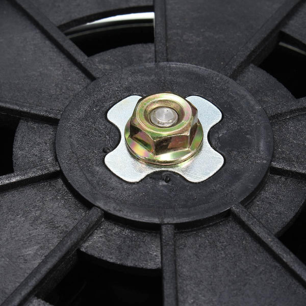 Planet Gates Universal 8 9 10 12 14 Inch 12V 80W 2100RPM Straight Black Blade Electric Cooling Radiator Fan Kit