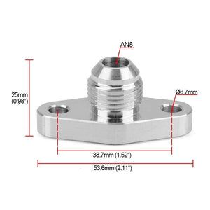 Planet Gates Universal 8AN Turbo Oil Return  Drain Flange 38mm For GT15 GT17 IHI RHF4 TD04 KKK K03 Garrett  YC101625