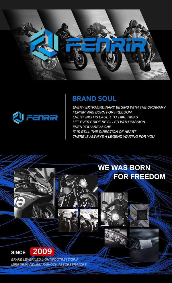 Planet Gates Universal Aluminum CNC Motorcycle Rearview Side mirror for TOMOK Yamaha BMW Honda Suzuki Ducati Kawasaki KTM Hyosung benelli ATV