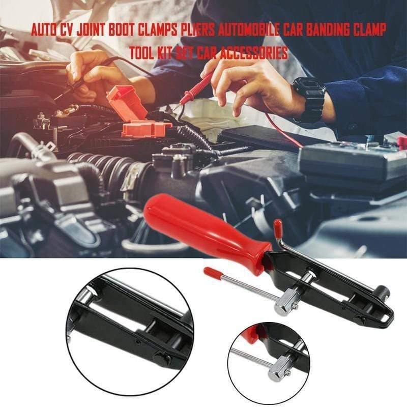 Planet Gates Universal Anti-dust Clamp CV Boot Clamp Car Banding Tool CV Joint Boot Crimper Plier Automobile Tire Repair Tools