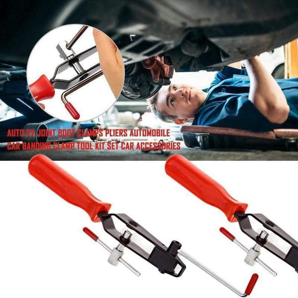 Planet Gates Universal Anti-dust Clamp CV Boot Clamp Car Banding Tool CV Joint Boot Crimper Plier Automobile Tire Repair Tools