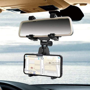 Planet Gates Universal Auto Car Rearview Mirror Mount Stand Holder Cradle For Cell Phone GPS