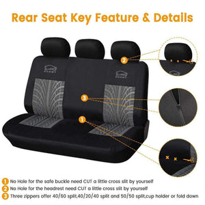 Planet Gates Universal Auto PU Leather Non-slip Car Seat Covers Auto Dustproof Protector Seat Case for Vehicle Cover Luxury