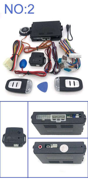Planet Gates Universal auto start stop keyless entry system engine start alarm system push one-button start system remote car accessories