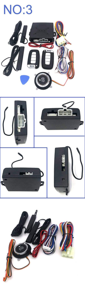 Planet Gates Universal auto start stop keyless entry system engine start alarm system push one-button start system remote car accessories