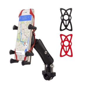 Planet Gates Universal Bike Bicycle Motorcycle MTB Bike Phone Holder Adjustable Rail Mount/X-Grip Phone Holder For iPhone For Samsung For GPS