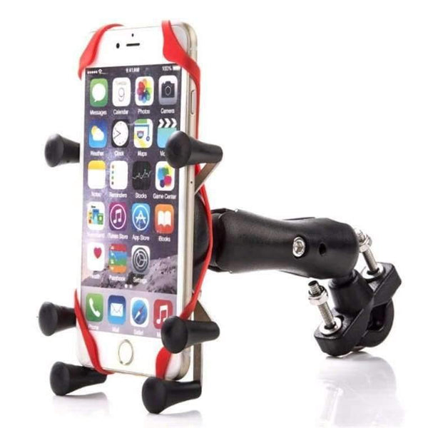 Planet Gates Universal Bike Bicycle Motorcycle MTB Bike Phone Holder Adjustable Rail Mount/X-Grip Phone Holder For iPhone For Samsung For GPS
