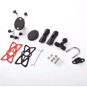 Planet Gates Universal Bike Bicycle Motorcycle MTB Bike Phone Holder Adjustable Rail Mount/X-Grip Phone Holder For iPhone For Samsung For GPS