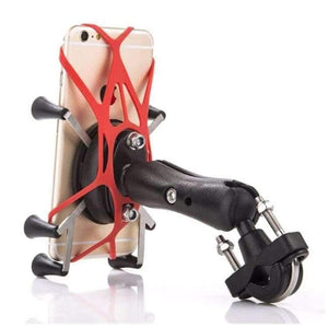 Planet Gates Universal Bike Bicycle Motorcycle MTB Bike Phone Holder Adjustable Rail Mount/X-Grip Phone Holder For iPhone For Samsung For GPS