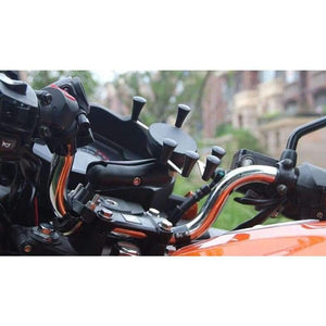 Planet Gates Universal Bike Bicycle Motorcycle MTB Bike Phone Holder Adjustable Rail Mount/X-Grip Phone Holder For iPhone For Samsung For GPS