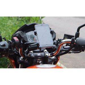 Planet Gates Universal Bike Bicycle Motorcycle MTB Bike Phone Holder Adjustable Rail Mount/X-Grip Phone Holder For iPhone For Samsung For GPS