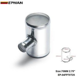 Planet Gates Universal BOV T-pipe 70mm 2.75" outlet 25mm Blow Off Valve T Joint Adaptor For BMW E30 3-Series EP-04FP70T25