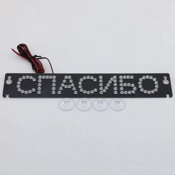 Planet Gates Universal brake lights led general brake lamp third brake light led car light refit additional brake light Russia letter "THANK"