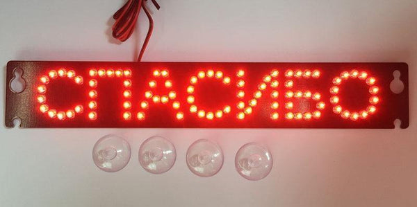 Planet Gates Universal brake lights led general brake lamp third brake light led car light refit additional brake light Russia letter "THANK"