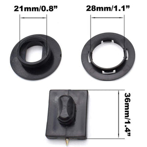 Planet Gates Universal Car Floor Mat Fastener Twist Lock Clips Carpet Fixing Clamps Buckles Hooks Floor Holders Sleeves 10X Car Accessories