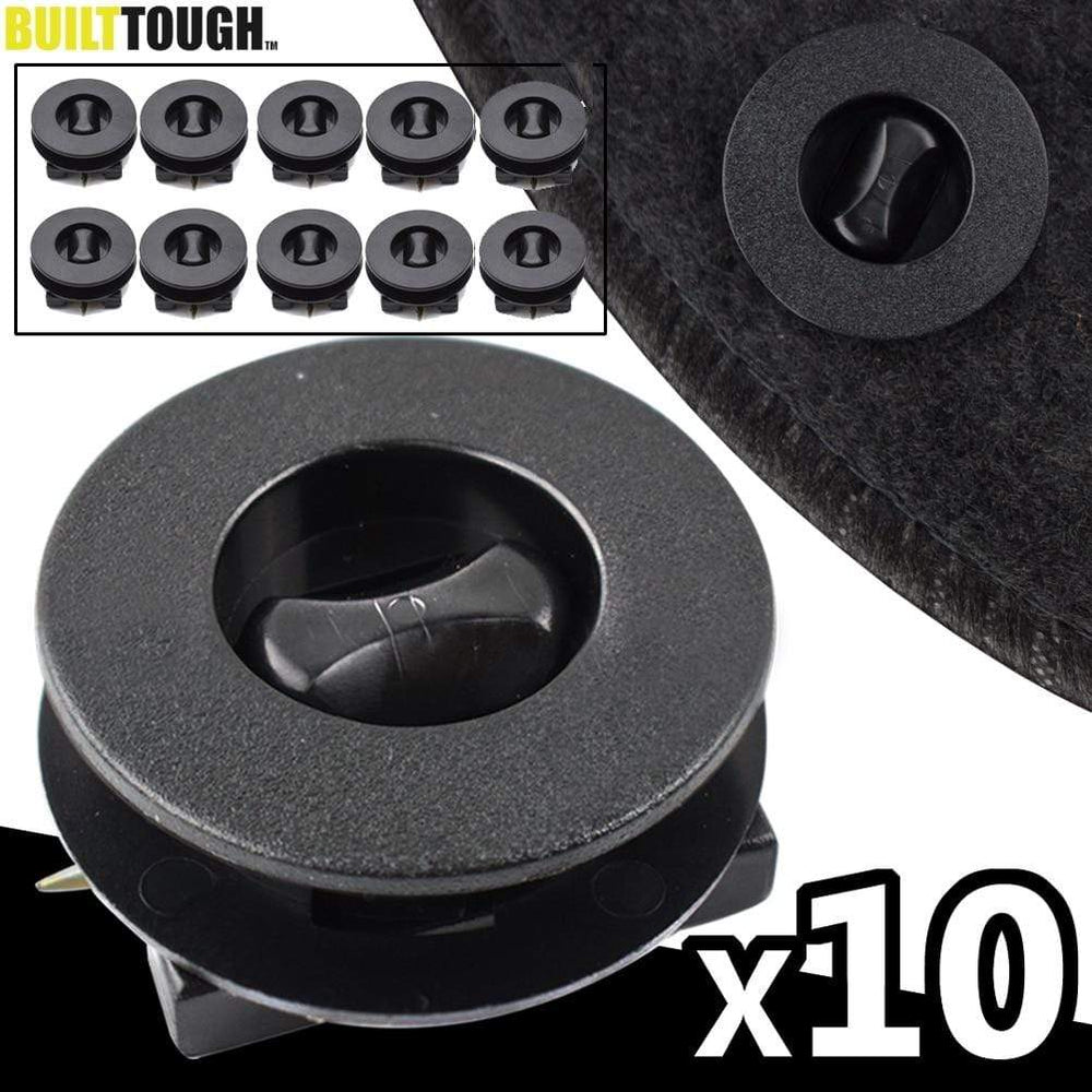 Planet Gates Universal Car Floor Mat Fastener Twist Lock Clips Carpet Fixing Clamps Buckles Hooks Floor Holders Sleeves 10X Car Accessories