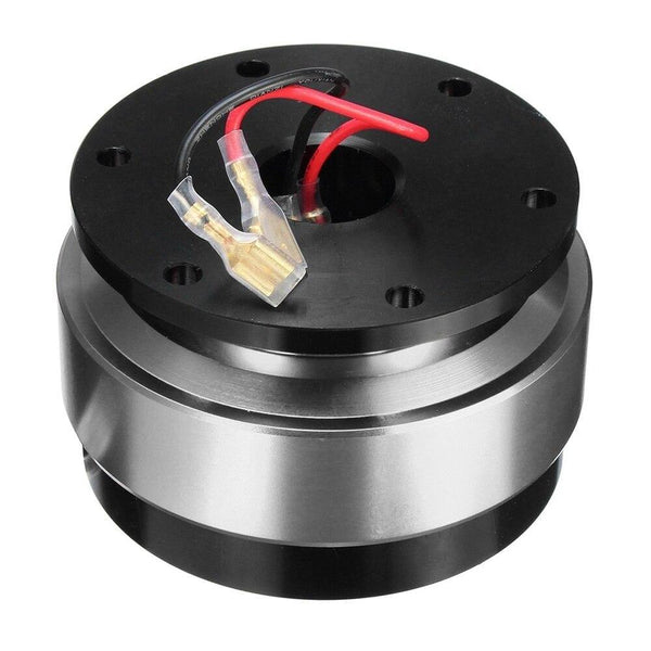 Universal Car Interior Parts Aluminum 6 Hole Car Quick Release Steering Wheel Snap Off Hub Adapter Boss Kit