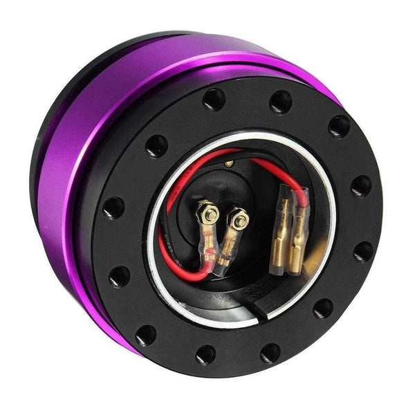 Universal Car Interior Parts Aluminum 6 Hole Car Quick Release Steering Wheel Snap Off Hub Adapter Boss Kit