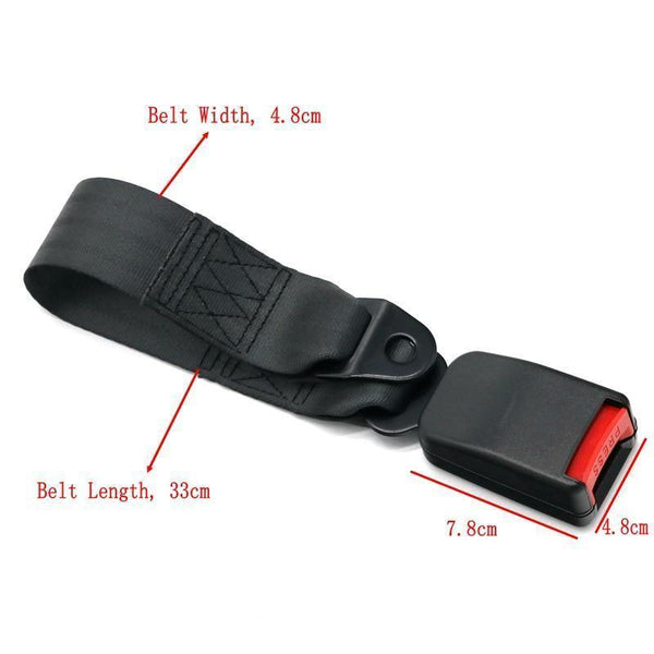 Planet Gates Universal Car Seat Belts Safety Belt Webbing Extender Auto Extension Buckle Seat Belts Extender