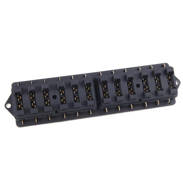 Universal Car Truck Vehicle 12 Way Circuit Automotive Middle-sized Blade Fuse Box Block Holder Car insurance box