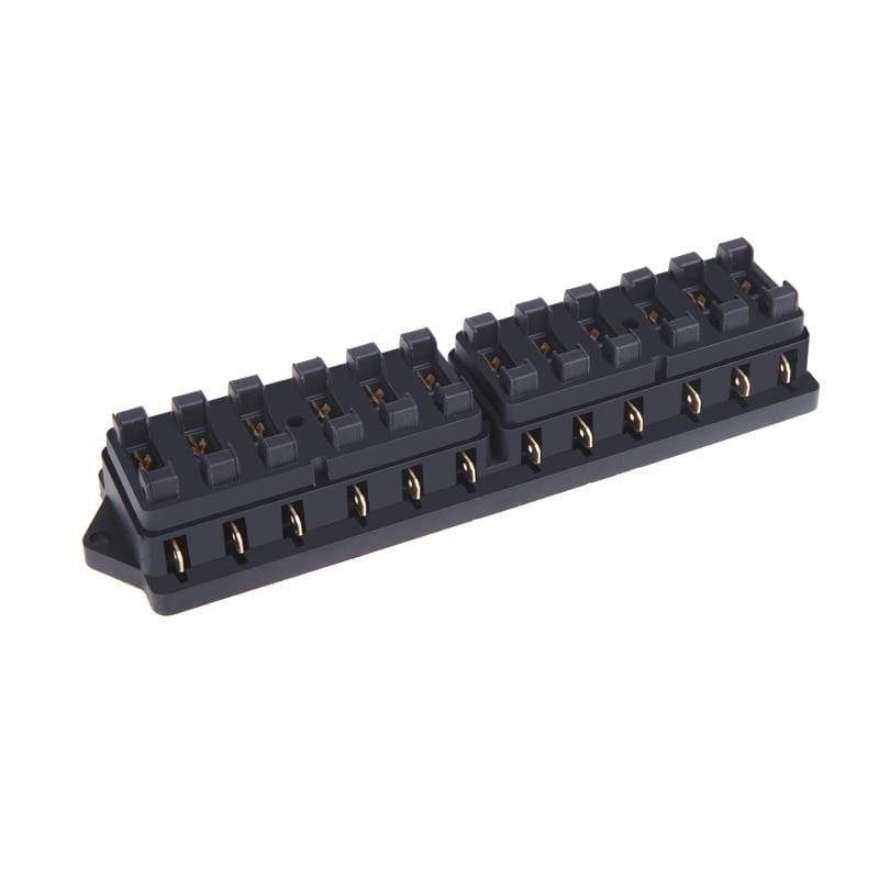 Universal Car Truck Vehicle 12 Way Circuit Automotive Middle-sized Blade Fuse Box Block Holder Car insurance box