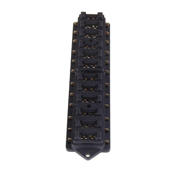 Universal Car Truck Vehicle 12 Way Circuit Automotive Middle-sized Blade Fuse Box Block Holder Car insurance box