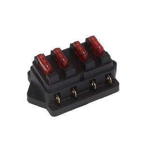 Universal Car Truck Vehicle 4 Way Circuit Automotive Middle-sized Blade Fuse Box Block Holder