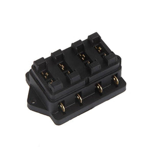 Universal Car Truck Vehicle 4 Way Circuit Automotive Middle-sized Blade Fuse Box Block Holder