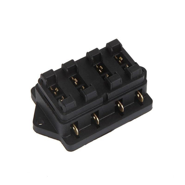 Universal Car Truck Vehicle 4 Way Circuit Automotive Middle-sized Blade Fuse Box Block Holder