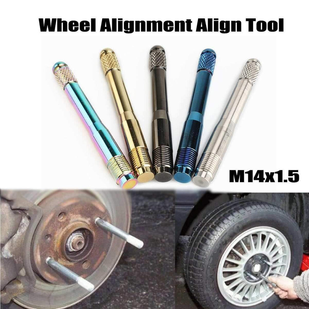 Planet Gates Universal Car Wheel Alignment Stainless Steel Align Tool Camber Castor Strut Tire Repair Tools Aligning Studs Positioning Tool