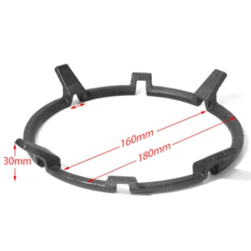 Universal Cast Iron Wok Pan Support Rack Stand For Burners Gas Hobs & Cookers