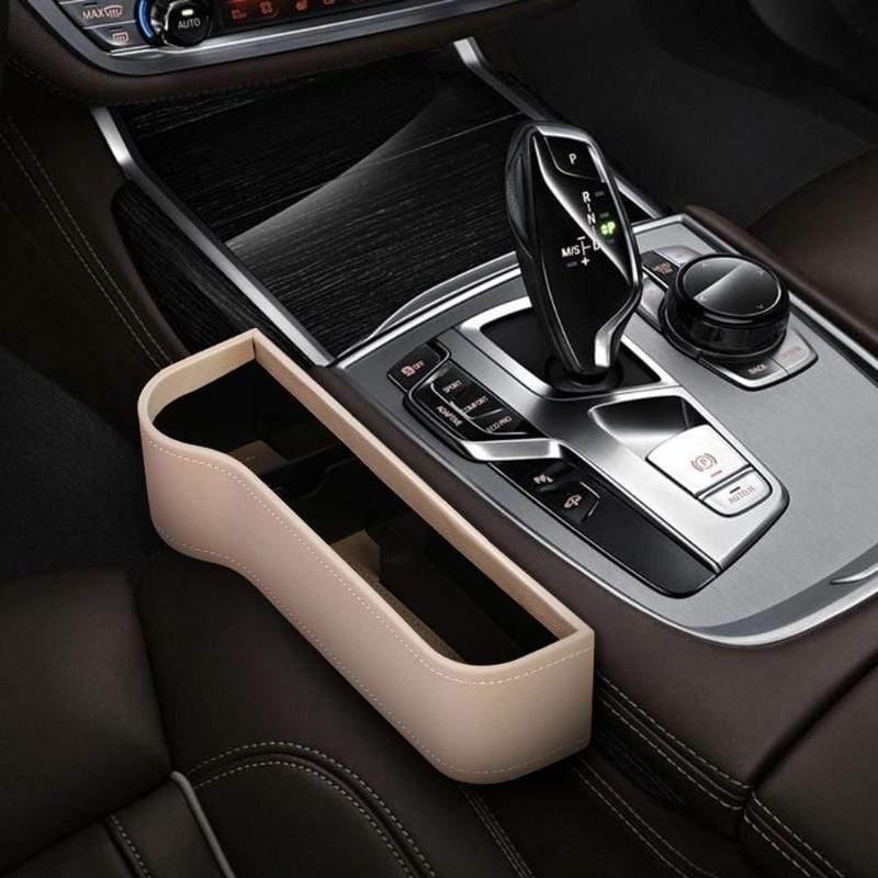 Planet Gates Universal Cup Holder Seat Crevice Drink Storage Rack Car Cup Holder Seat Gap Organizer Pocket Storage Multi-functional Slot Box