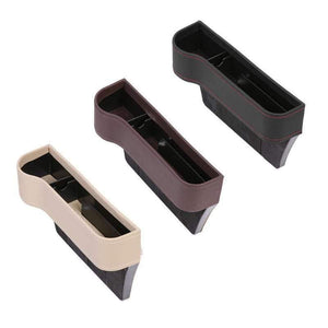 Planet Gates Universal Cup Holder Seat Crevice Drink Storage Rack Car Cup Holder Seat Gap Organizer Pocket Storage Multi-functional Slot Box