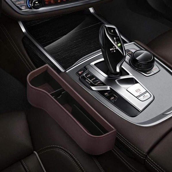 Planet Gates Universal Cup Holder Seat Crevice Drink Storage Rack Car Cup Holder Seat Gap Organizer Pocket Storage Multi-functional Slot Box