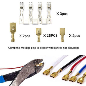 Planet Gates Universal DC 12V Car Marine Boat 6-Way Relay+ 6-Slot ATO/ATC Blade Fuse Holder Box Block Car Auto Replacement Parts Fuses