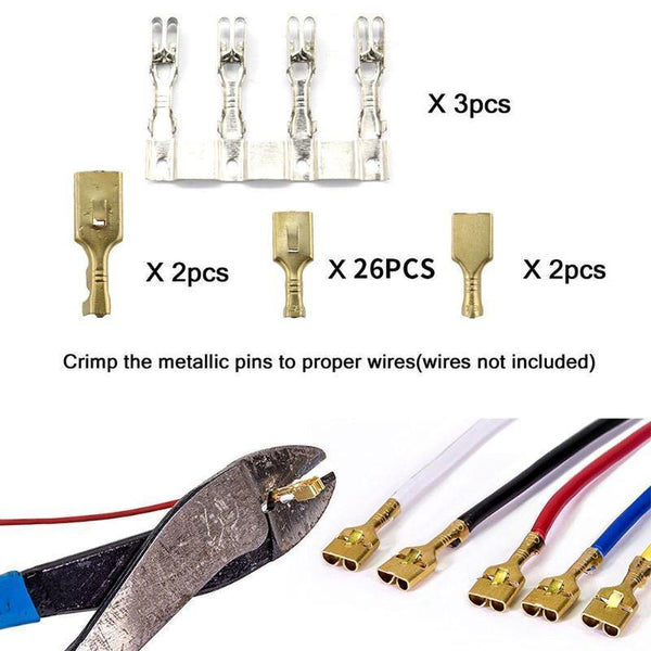 Planet Gates Universal DC 12V Car Marine Boat 6-Way Relay+ 6-Slot ATO/ATC Blade Fuse Holder Box Block Car Auto Replacement Parts Fuses
