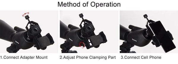 Planet Gates Universal Digital Camera Ipad Cell Phone Bracket Mount Support Holder For Spotting Scope Telescope and Microscope Adpter