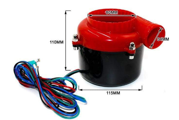 Planet Gates Universal Electronic Turbo Car Fake Dump Valve Electronic Turbo Blow Off Valve Blow Off Analog Sound BOV