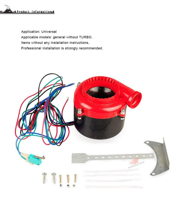 Planet Gates Universal Electronic Turbo Car Fake Dump Valve Electronic Turbo Blow Off Valve Blow Off Analog Sound BOV