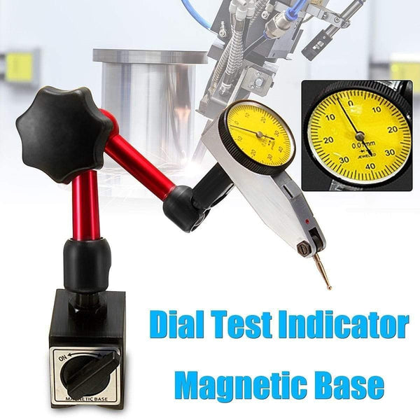 Planet Gates Universal Flexible Dial Test Indicator Magnetic Base Holder Stand  Magnetic Correction Gauge Stand Indicator Tool
