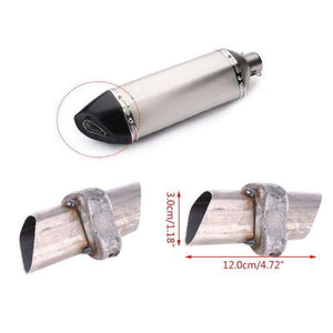 Planet Gates Universal Front Mid End Catalyst DB Killer for Motorcycle Exhaust Muffler Silencer Noise Sound Eliminator