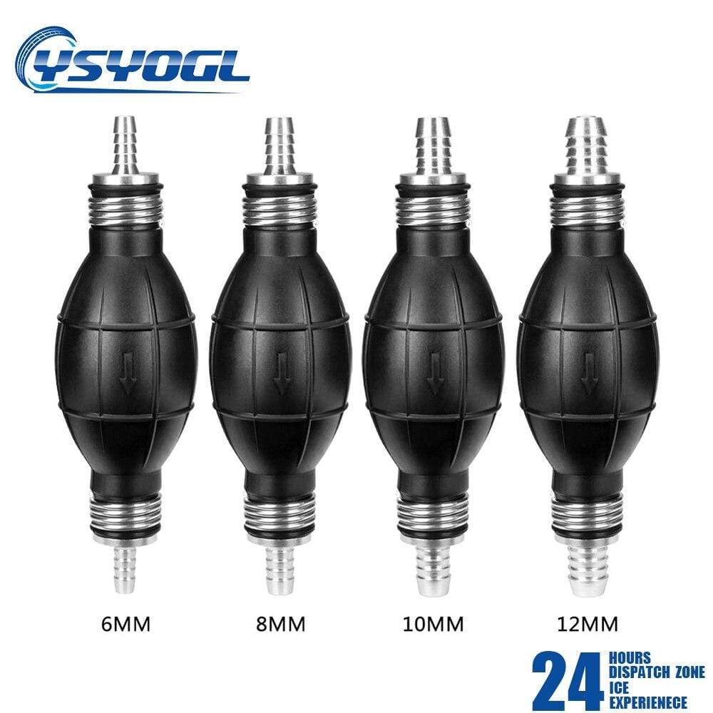 Planet Gates Universal Fuel Pump Rubber Manual Liquid oil Transfer Pump Petrol Diesel Hand Primer Bulb for Car Marine Outboard 6/8/10/12mm