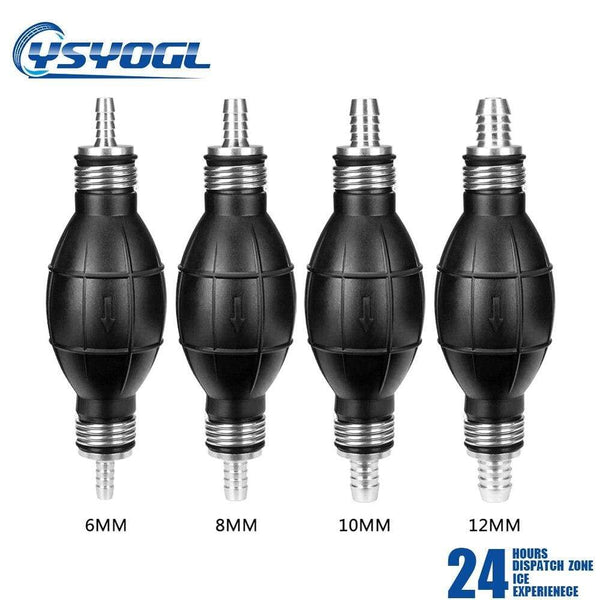 Planet Gates Universal Fuel Pump Rubber Manual Liquid oil Transfer Pump Petrol Diesel Hand Primer Bulb for Car Marine Outboard 6/8/10/12mm