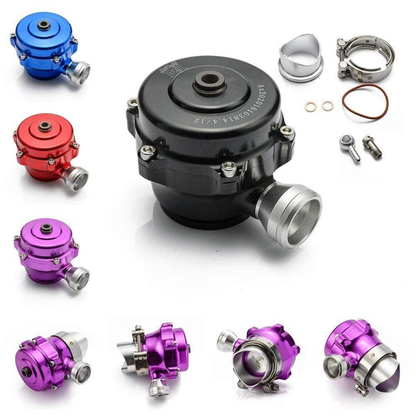 Planet Gates Universal Jdm 50mm V Band Blow Off Valve BOV QR Typer w/ Weld On Aluminum Flange w/logo TKBOV002QR