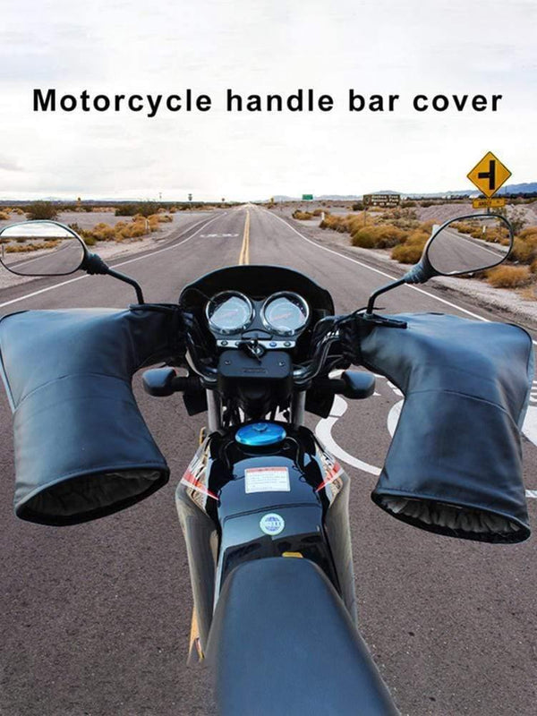 Planet Gates Universal Motorcycle Bike Handle Bar Gloves Winter Warm Scooter Quad Bike Windproof Handle Bar Gloves Protector Cover