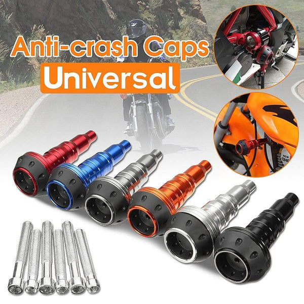 Planet Gates Universal Motorcycle Exhaust Frame Falling Protectors Exhaust Frame Slider Anti Crash Pad Protector CNC for Yamaha for Honda M10